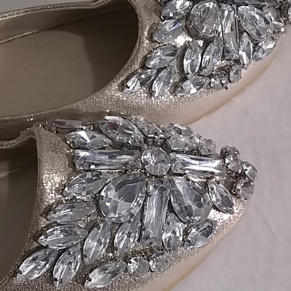 LILY VANITY RHINESTONES EMBELLISHED FLATS - Picture 7 of 7